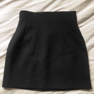 & Other Stories black mini skirt